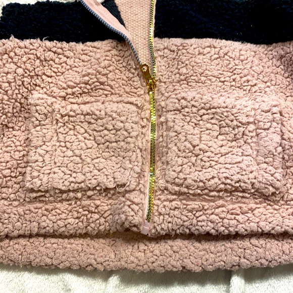 Love + Joy By FCT fuzzy jacket youth sz 14 L - Picture 6 of 8